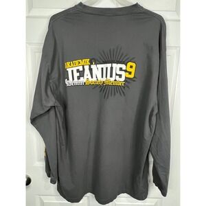 VTG Akademiks Men's Jeanius Level Products Long Sleeve Graphic Tee Gray - Sz 3XL